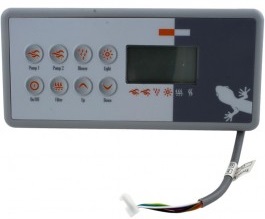 Spa builderd display 8 knoppen