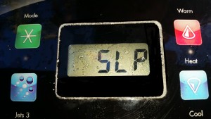 Spa of hottub in sleep stand